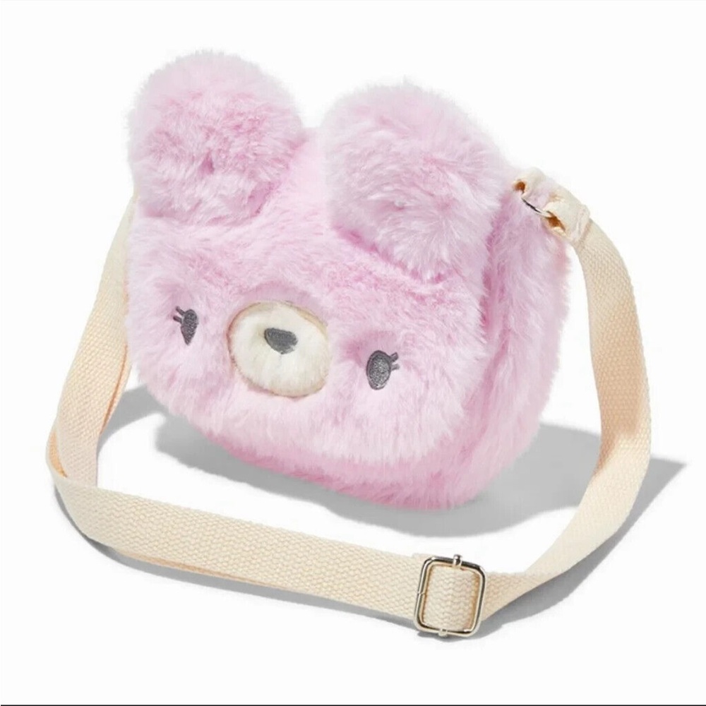 Pink and Cream Color Bear Mini Girls Bag. 🎀✨🧸 NWOT Sold Out!